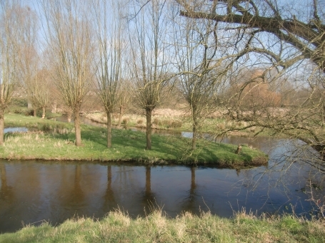 Swalmen NL : Swalmzicht, Flussverlauf der Swalm